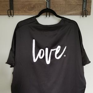 NWT Victoria Secret Black Satin Kimono